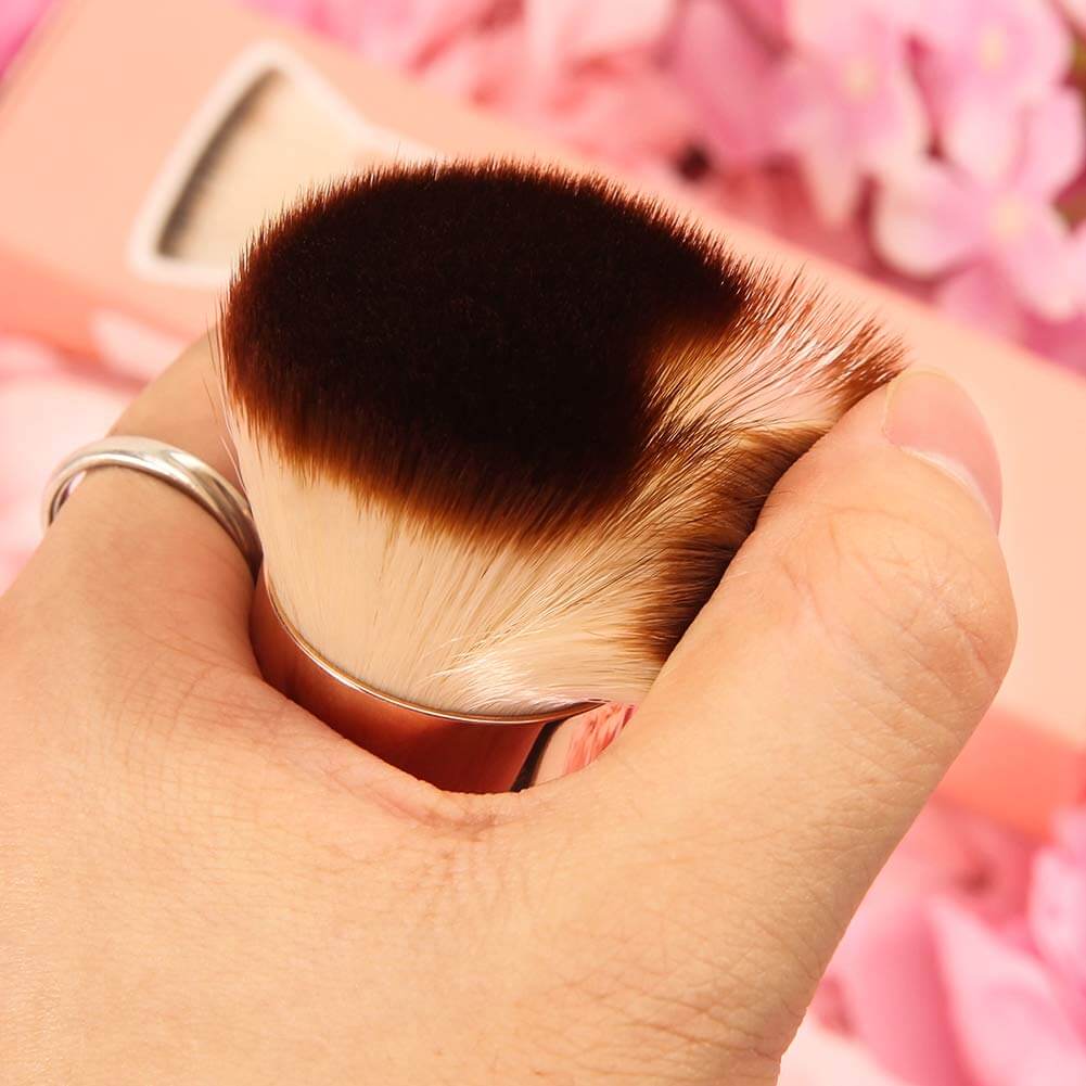 DUcare Pinceau Fond de Teint Pinceaux Maquillages Kabuki Sans Défaut Poils Denses et Doux Pinceau Blush Convient aux Poudres Crèmes et Liquides