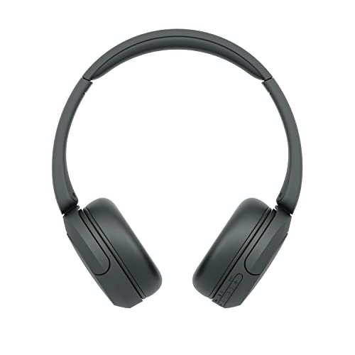 Sony WH-CH520 - Casque Bluetooth sans Fil, Multipoint, Micro intégré - jusqu'à 50 Heures d'autonomie et Charge Rapide - Noir
