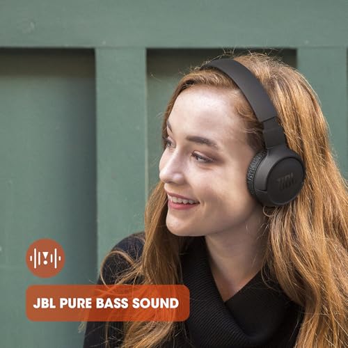 JBL TUNE 510BT – Casque supra-auriculaire sans fil – Equipé de la technologie Bluetooth – Connection multi-points – Léger, confortable et pliable – Jusqu’à 40 hrs d’écoute – Noir