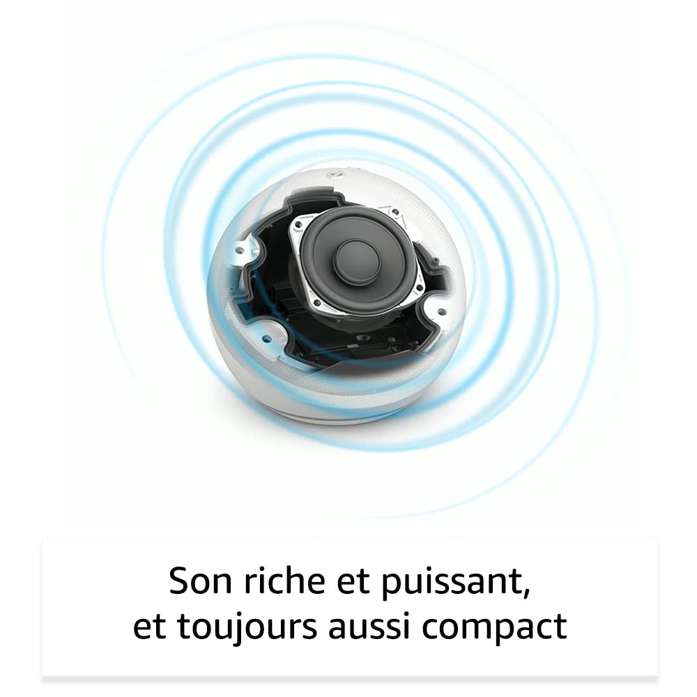 Echo Dot (Nouvelle génération) | Enceinte connectée Bluetooth et Wi-Fi au son puissant encore plus imposant, avec Alexa | Anthracite