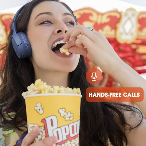 JBL TUNE 510BT – Casque supra-auriculaire sans fil – Equipé de la technologie Bluetooth – Connection multi-points – Léger, confortable et pliable – Jusqu’à 40 hrs d’écoute – Noir