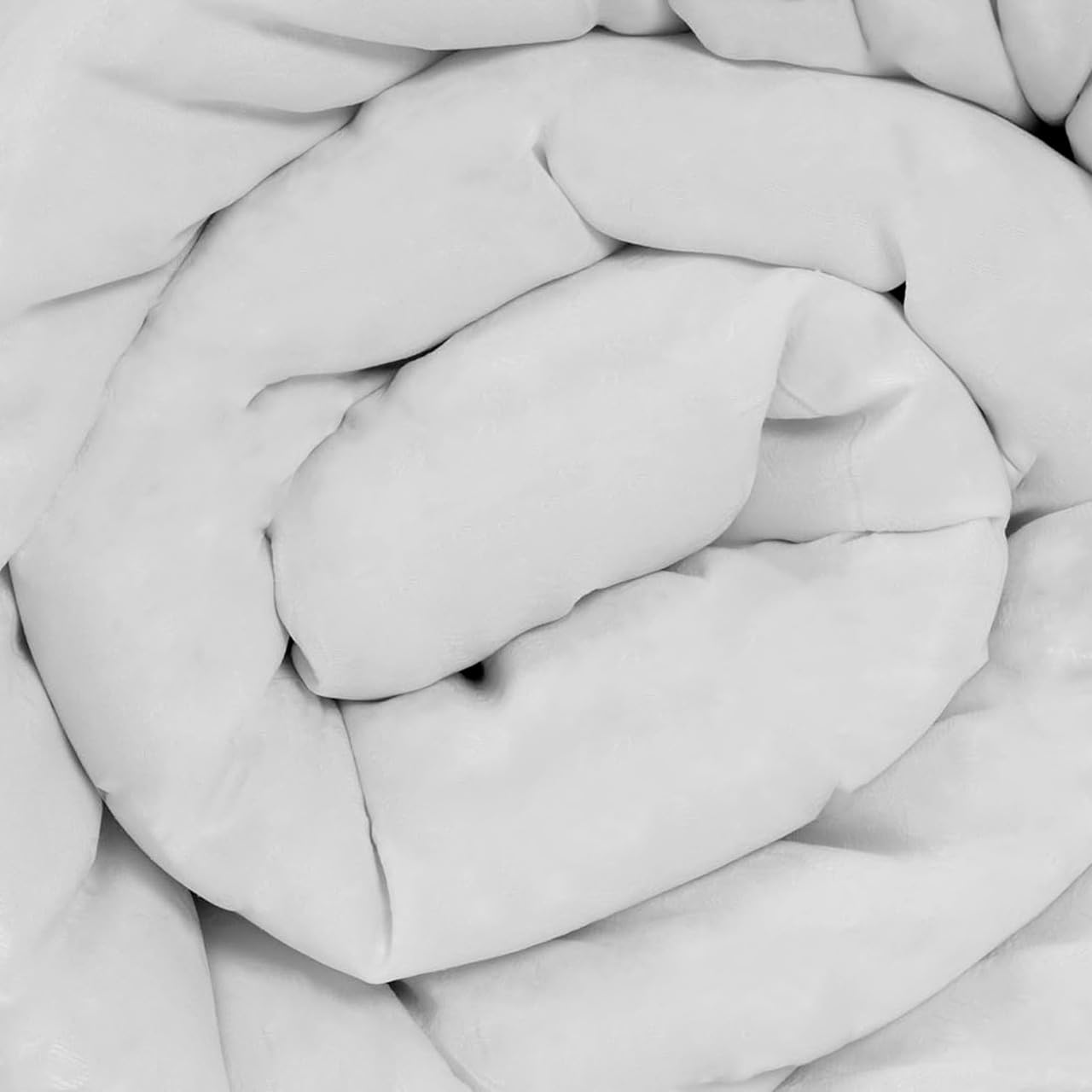 HOMEROKK Couette 220 X 240 cm Blanche 450GR/M² Microfibre Douce - Qualité supérieure - (2 Places)