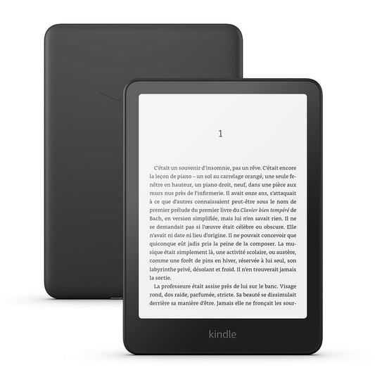 Amazon Kindle Paperwhite (16 Go) | Notre modèle le plus rapide avec un nouvel écran antireflets de 7" et une autonomie de plusieurs semaines | Sans publicités | Noir