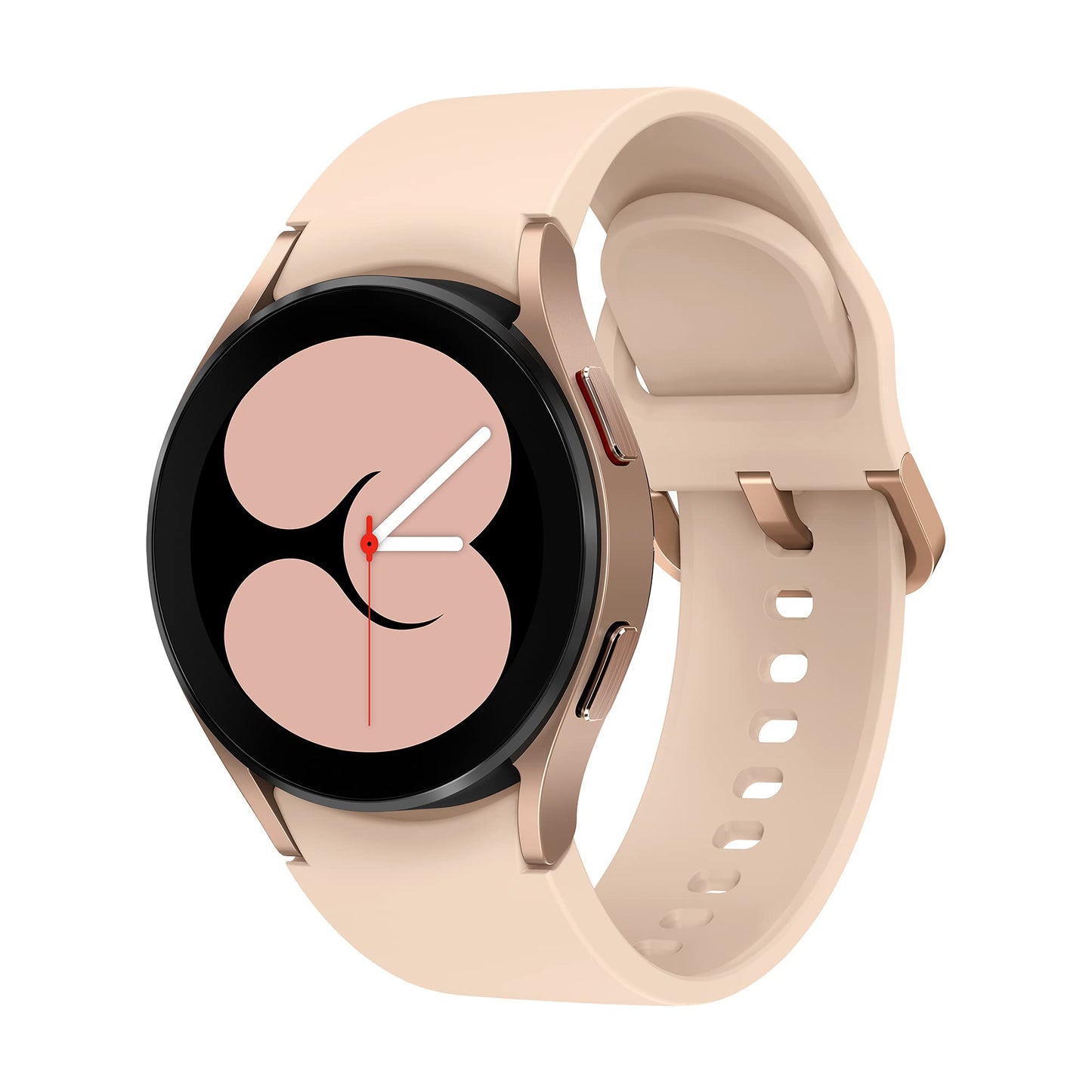 Samsung Galaxy Watch4, montre connectée Bluetooth ronde, Wear OS, montre de fitness, tracker d'activité, 40 mm, or rose avec garantie du fabricant de 36 mois [exclusif sur Amazon]