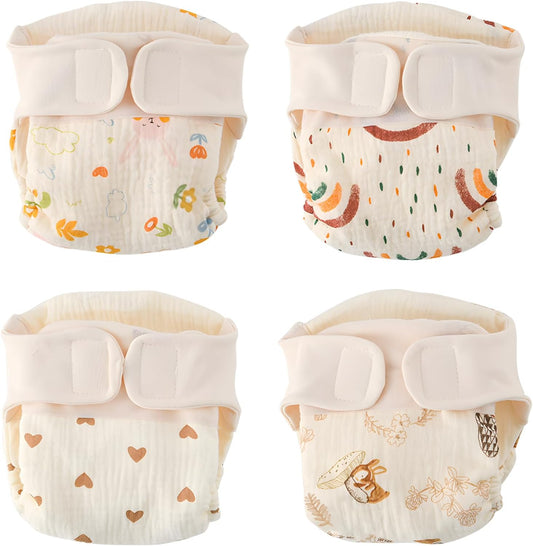 Couches en tissu réutilisables, lavables pour la plupart des bébés et enfants (5 à 9 kg)