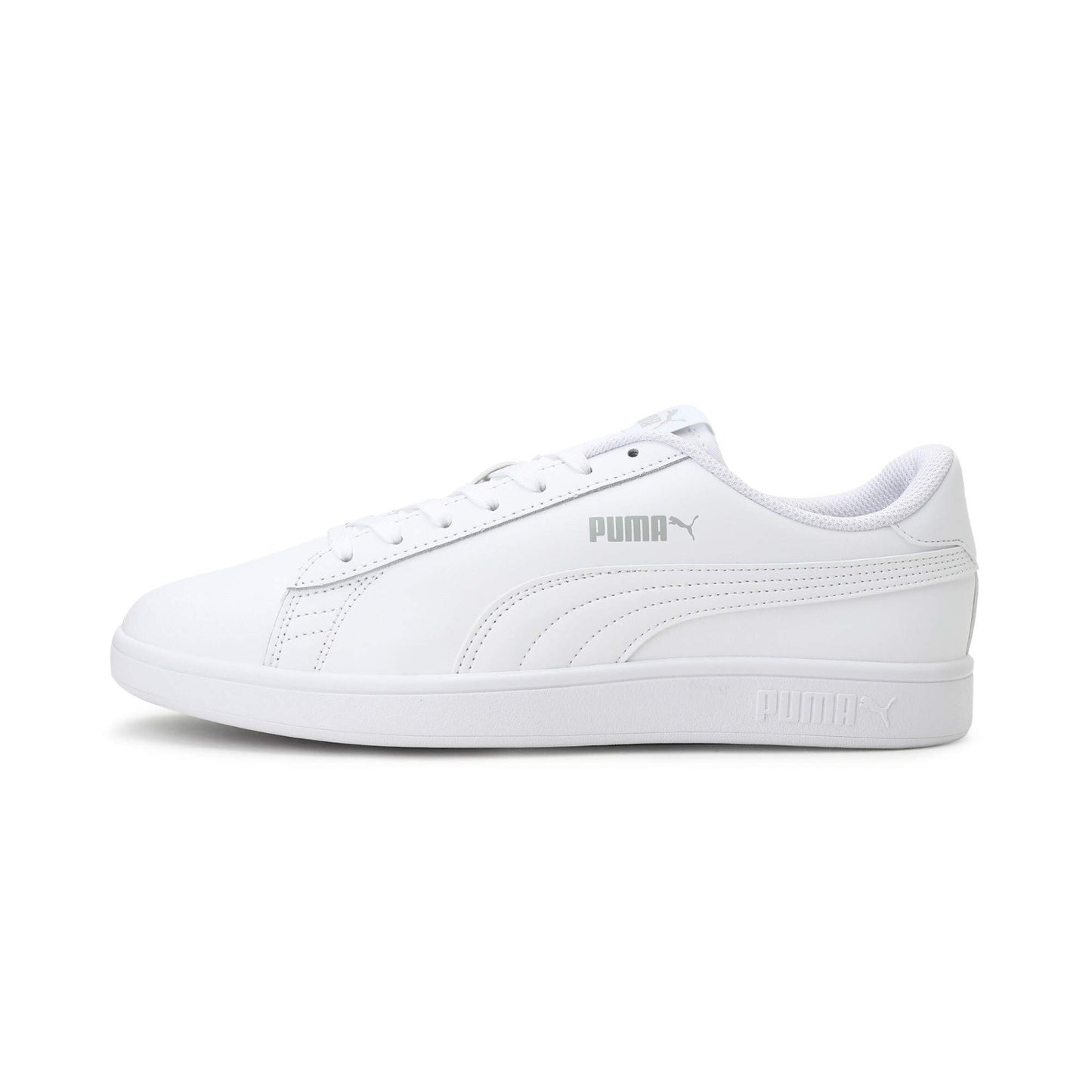 PUMA Puma Smash v2 L Baskets Mixte, Puma Blanc Puma Blanc, 42.5 EU