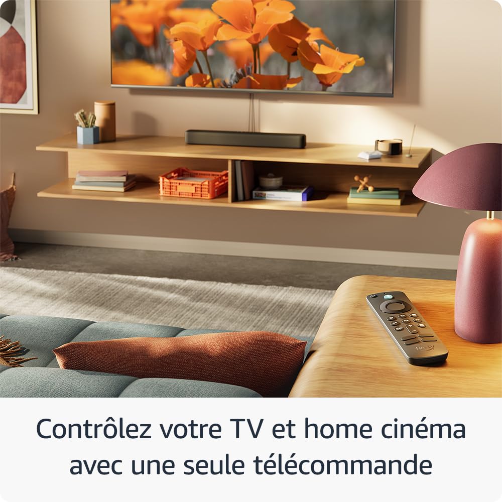 Amazon Fire TV Stick HD (Nouvelle génération) | TV gratuite et en direct, télécommande vocale Alexa, contrôle de la maison connectée, streaming HD