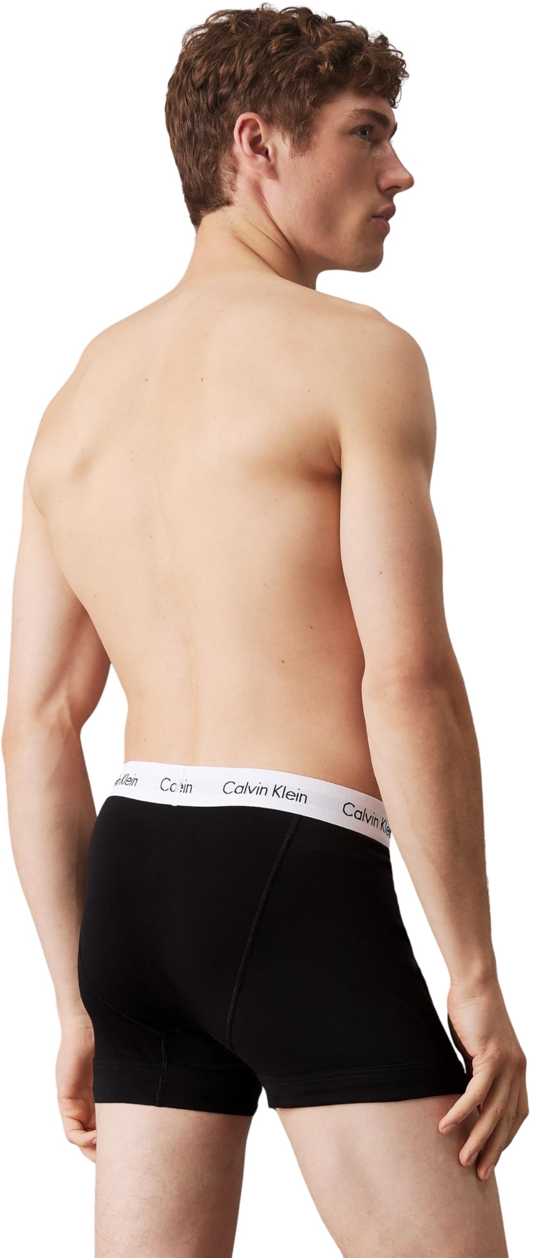 Calvin Klein Homme Boxer Lot De 3 Caleçon Coton Stretch, Noir (Black), S