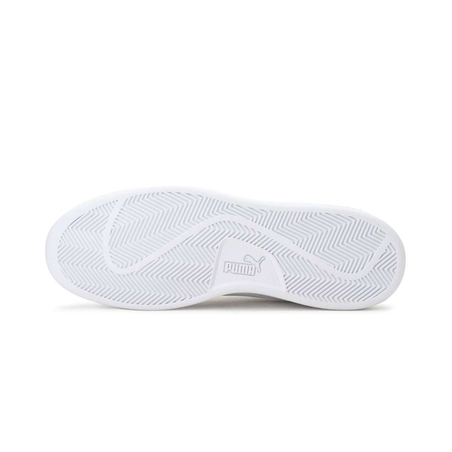 PUMA Puma Smash v2 L Baskets Mixte, Puma Blanc Puma Blanc, 42.5 EU