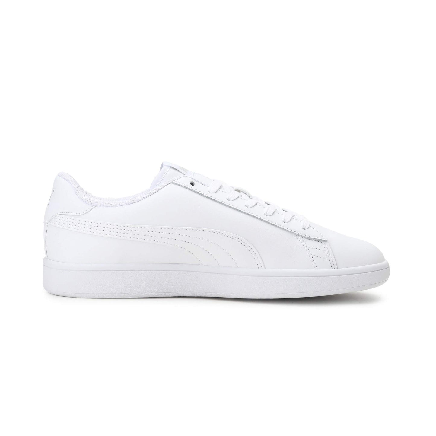 PUMA Puma Smash v2 L Baskets Mixte, Puma Blanc Puma Blanc, 42.5 EU