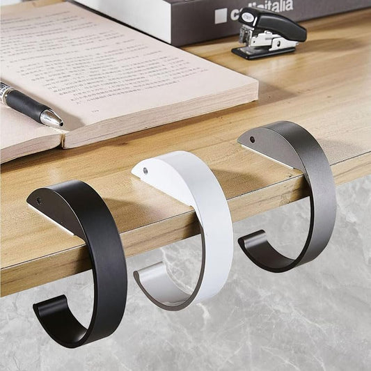 Yuandream Crochet de sac à main, 3 Pièces Supports de Sac pour Table, En forme de C, Porte Sac Métal, Accroche Sac a Main pour Table, pour Sacs à Main au Bureau, au Restaurant, Cintre