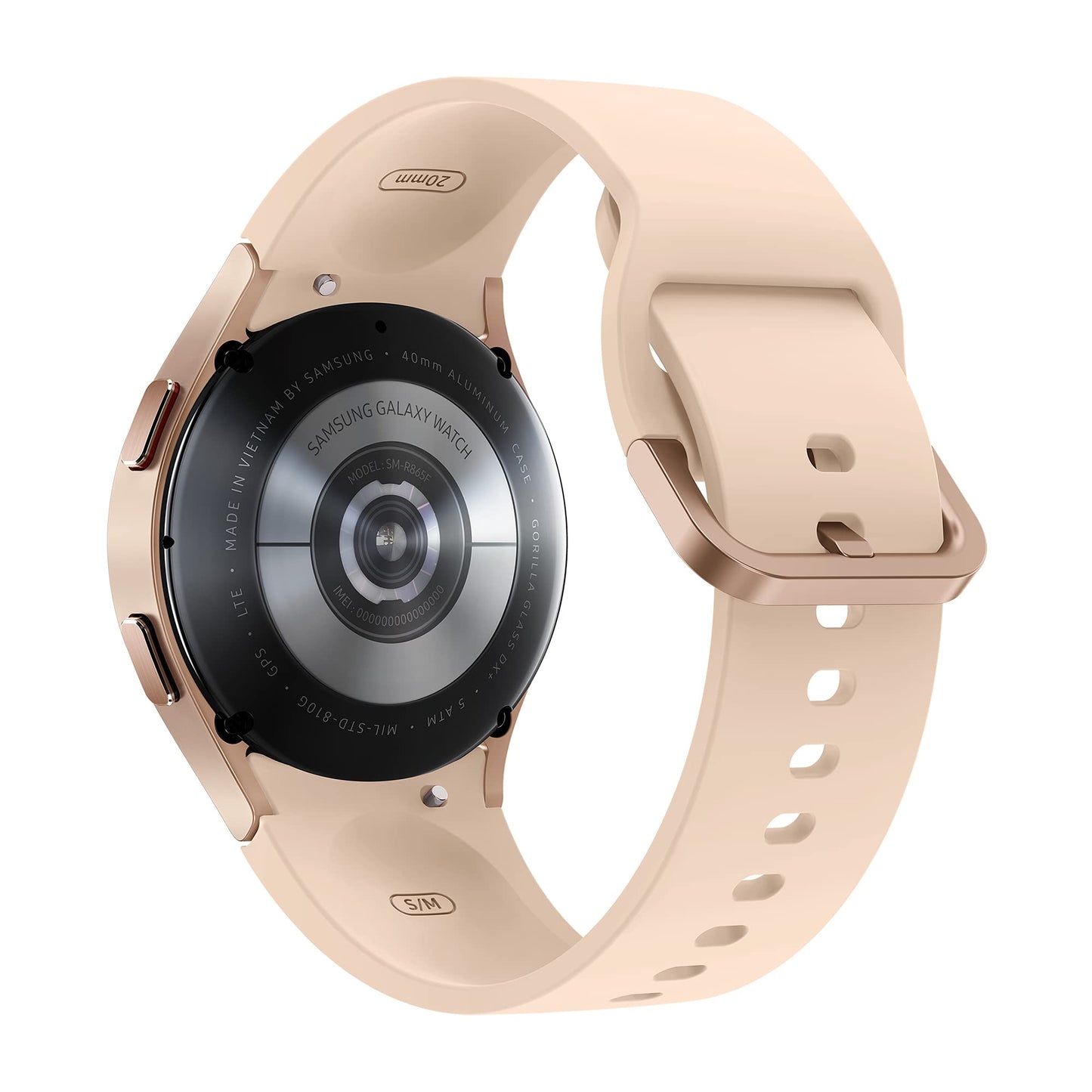 Samsung Galaxy Watch4, montre connectée Bluetooth ronde, Wear OS, montre de fitness, tracker d'activité, 40 mm, or rose avec garantie du fabricant de 36 mois [exclusif sur Amazon]