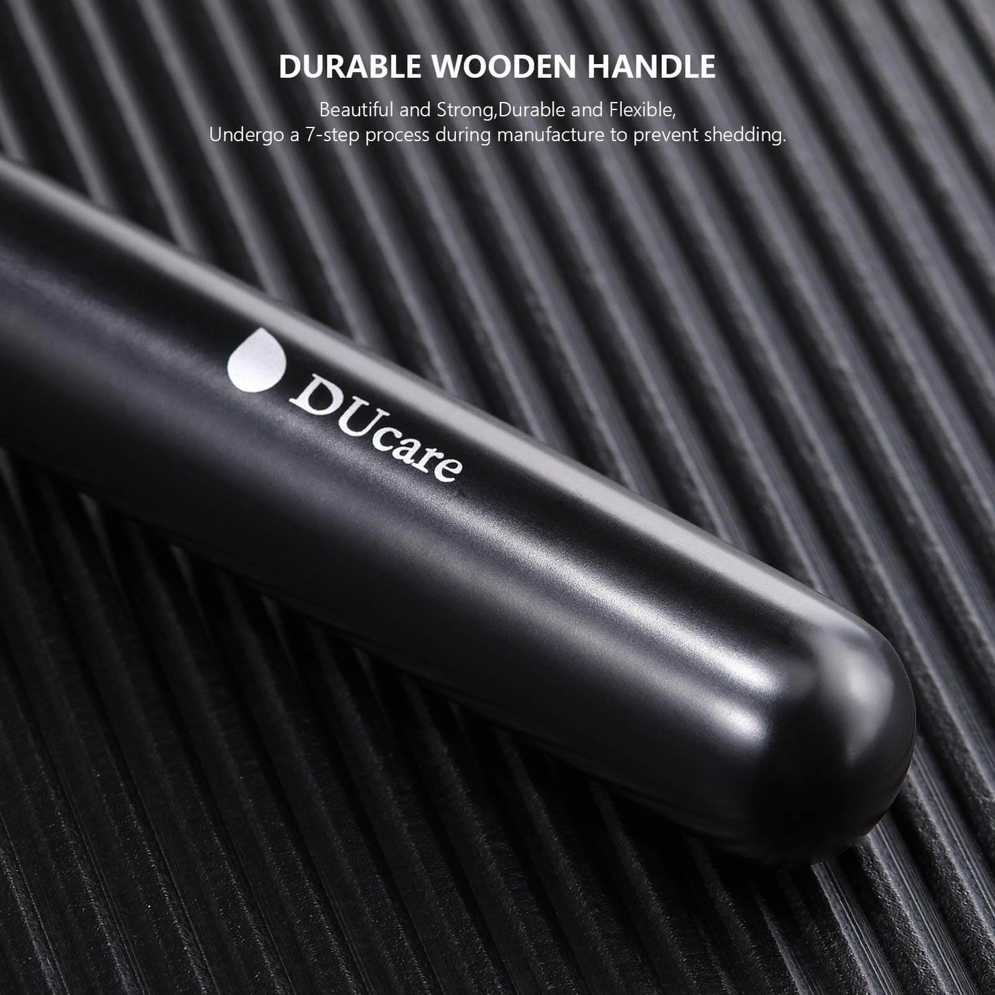 DUcare Lot de 2 pinceau fond de teint pinceaux à fond de teint et anti-cernes pinceau Kabuki synthétiques professionnels pinceaux maquillages pour le mélange liquide,crème ou poudre