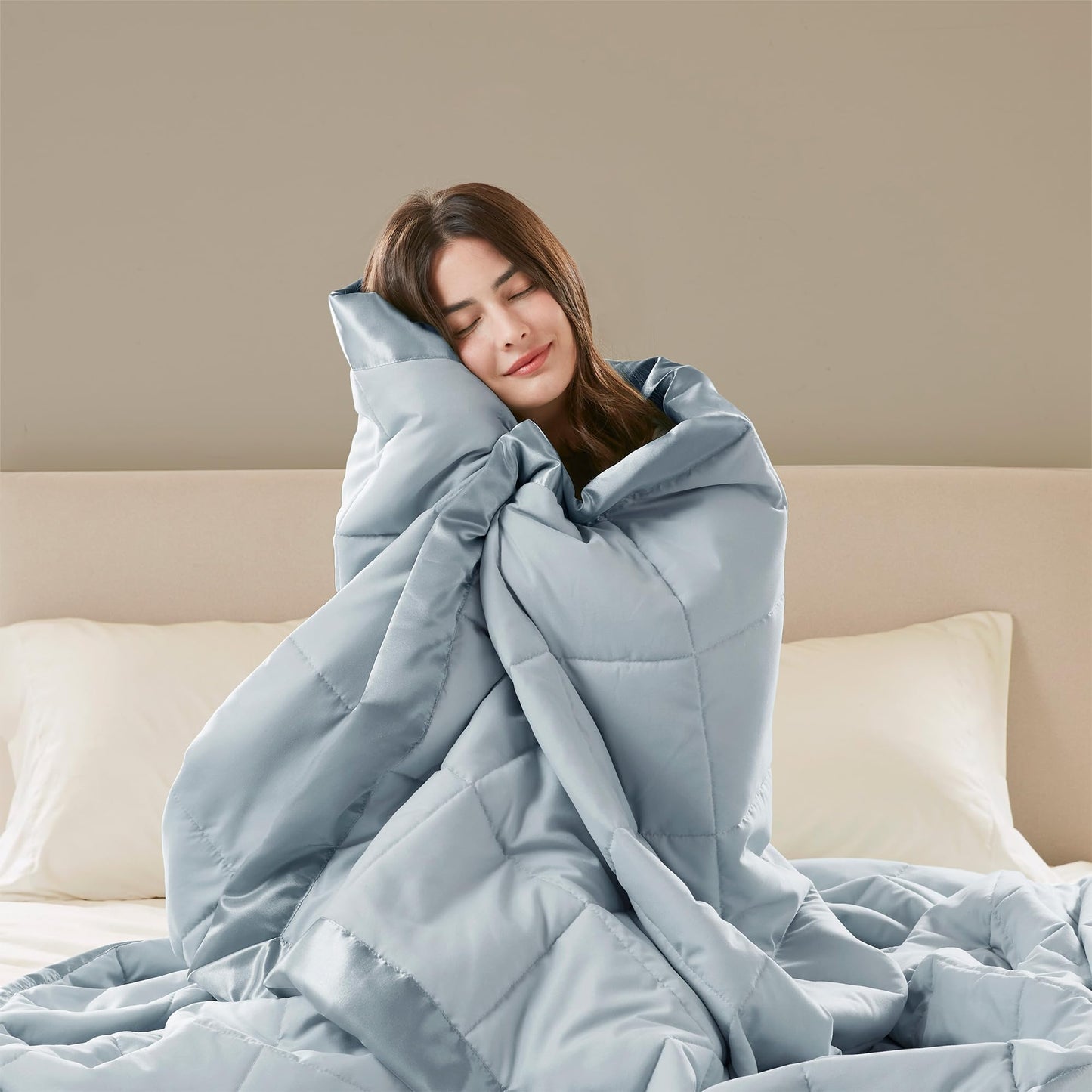 Madison Park Couverture, Bleu, Double