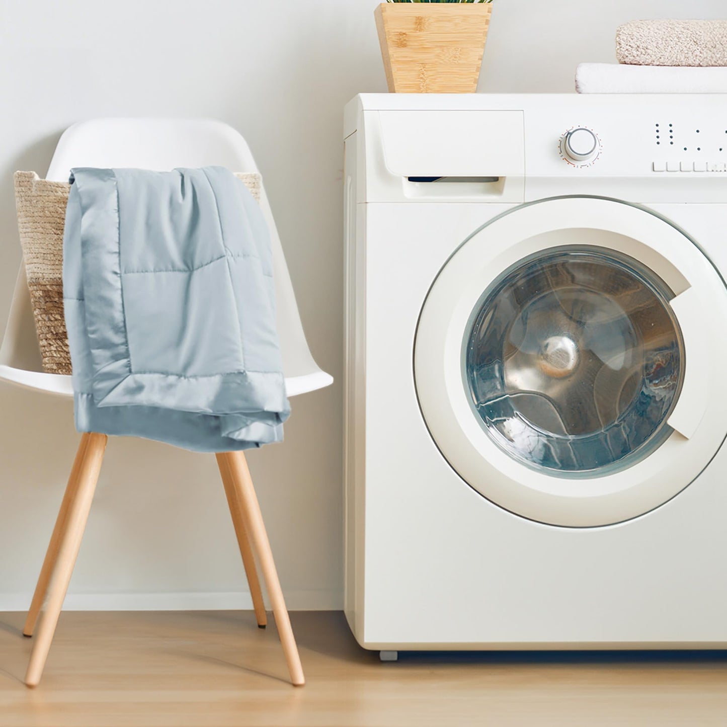 Madison Park Couverture, Bleu, Double