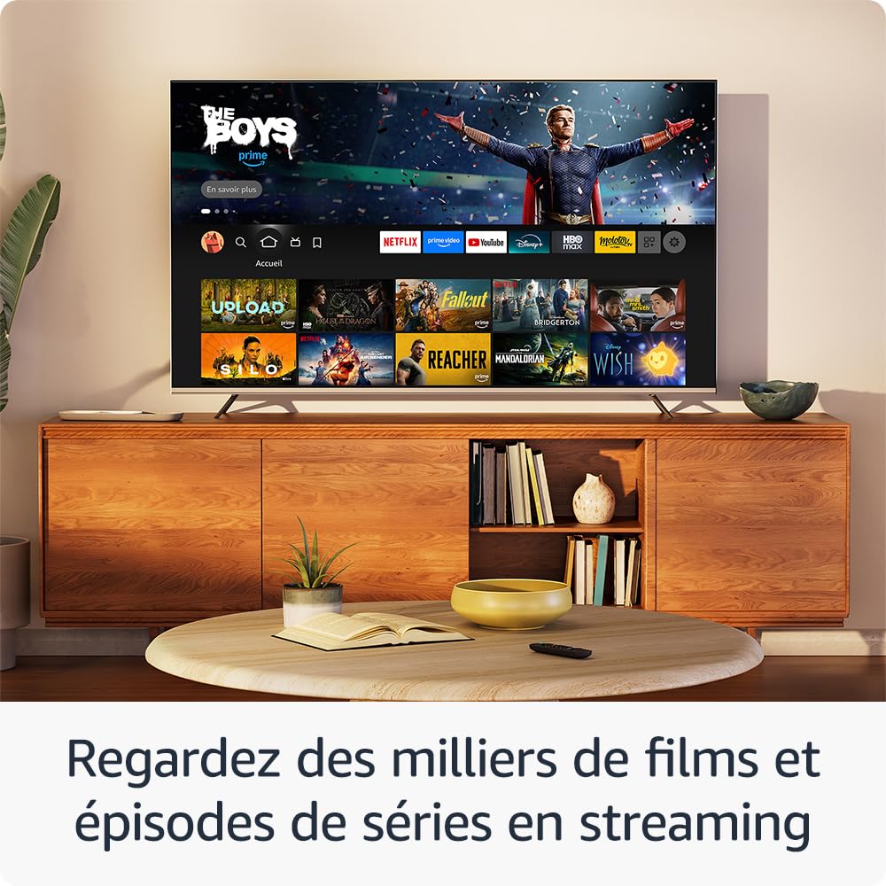Amazon Fire TV Stick HD (Nouvelle génération) | TV gratuite et en direct, télécommande vocale Alexa, contrôle de la maison connectée, streaming HD