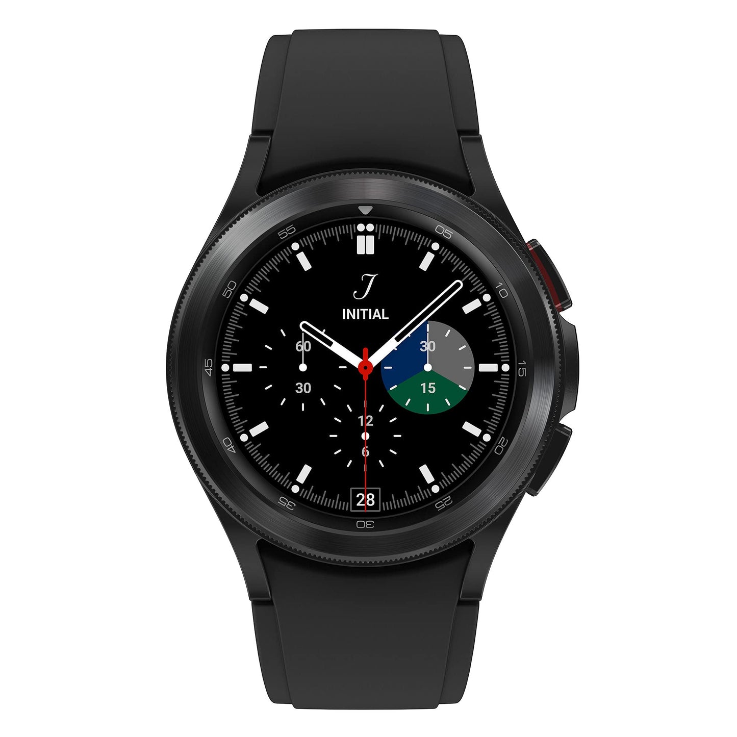 Samsung Galaxy Watch4 Classic 4G 42 mm, noir - Montre connectée intelligente, lunette tournante, santé, bien-être, sport, IMC, ECG – Version FR
