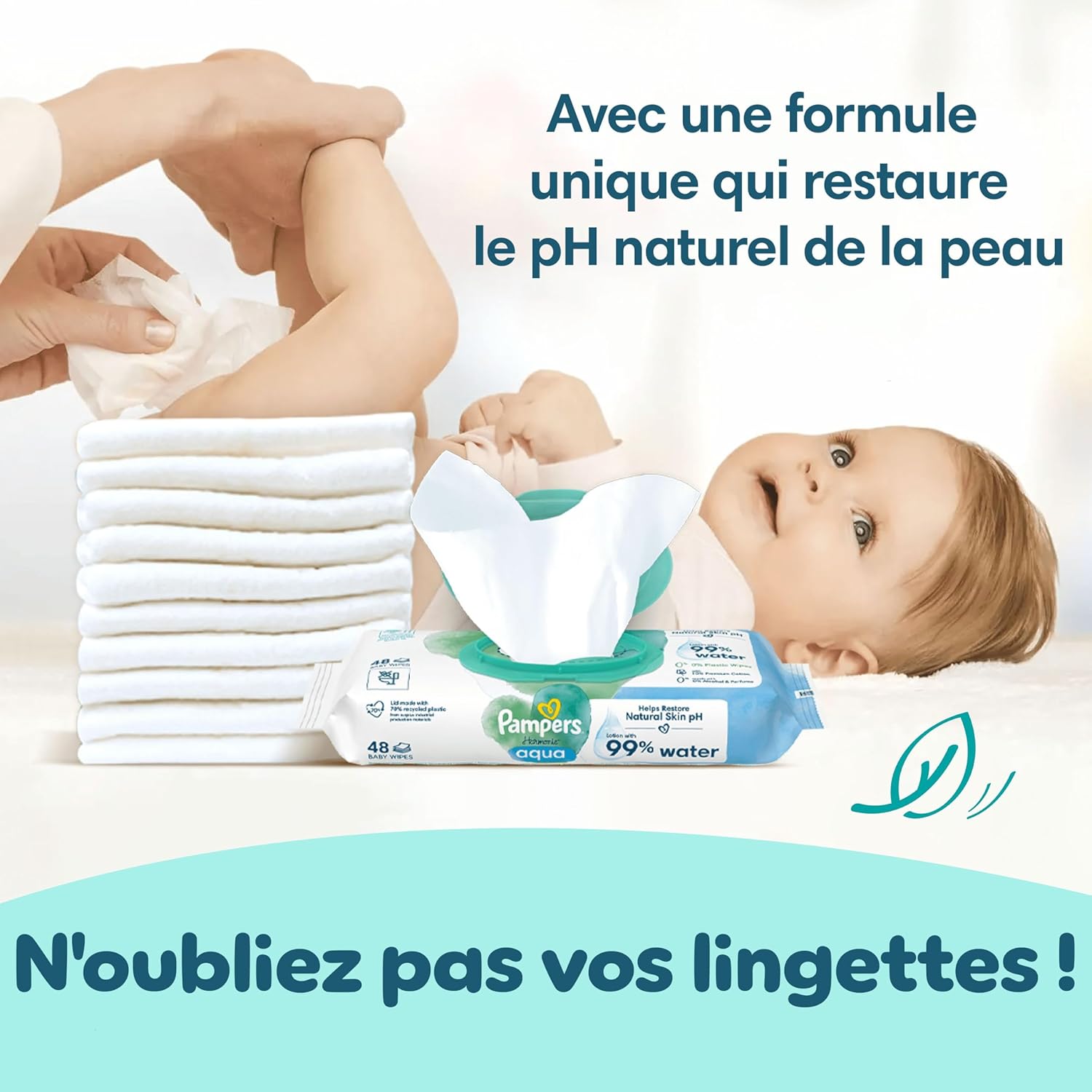 Pampers Premium Protection, Taille 2, 240 Couches, 4-8kg, Double Protection pour la peau et contre les fuites Avec Poche Stop & Protect pour aider à capturer les Fuites, Pack 1 Mois