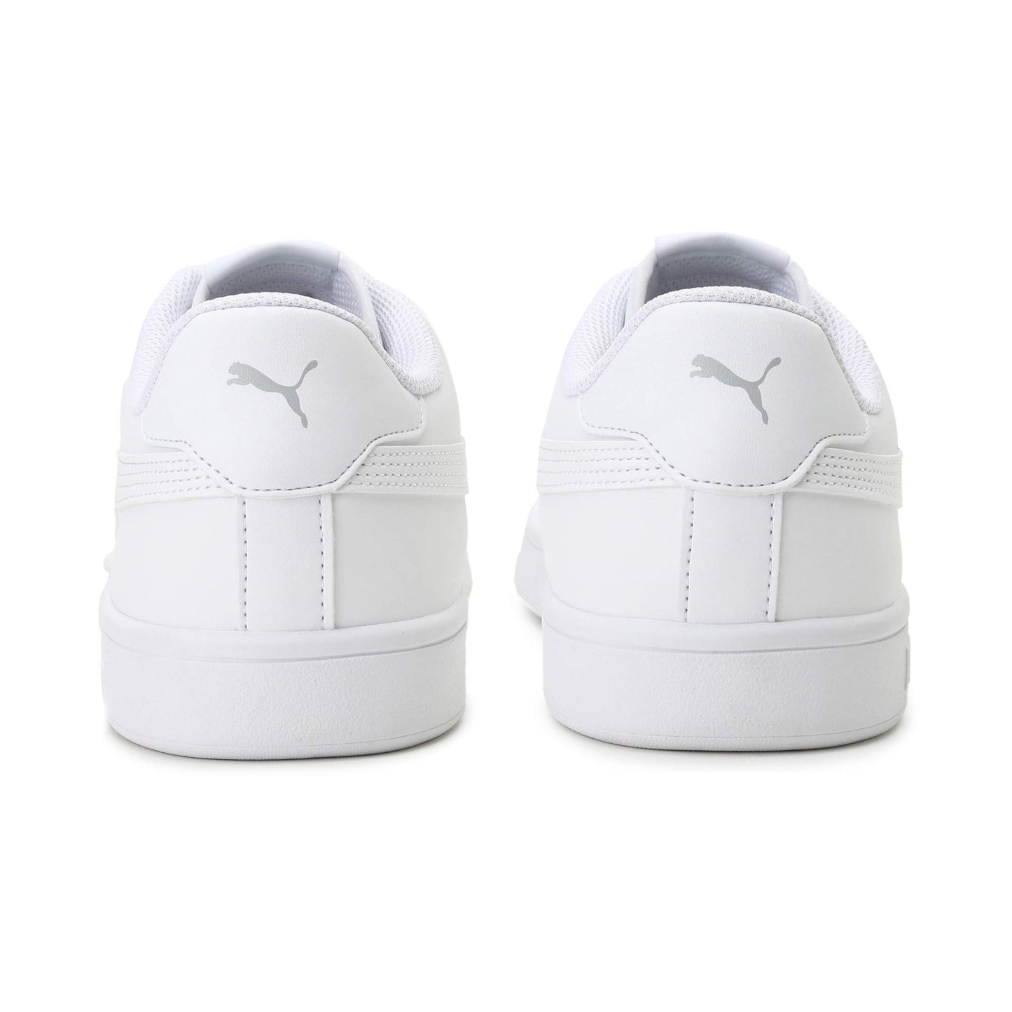PUMA Puma Smash v2 L Baskets Mixte, Puma Blanc Puma Blanc, 42.5 EU