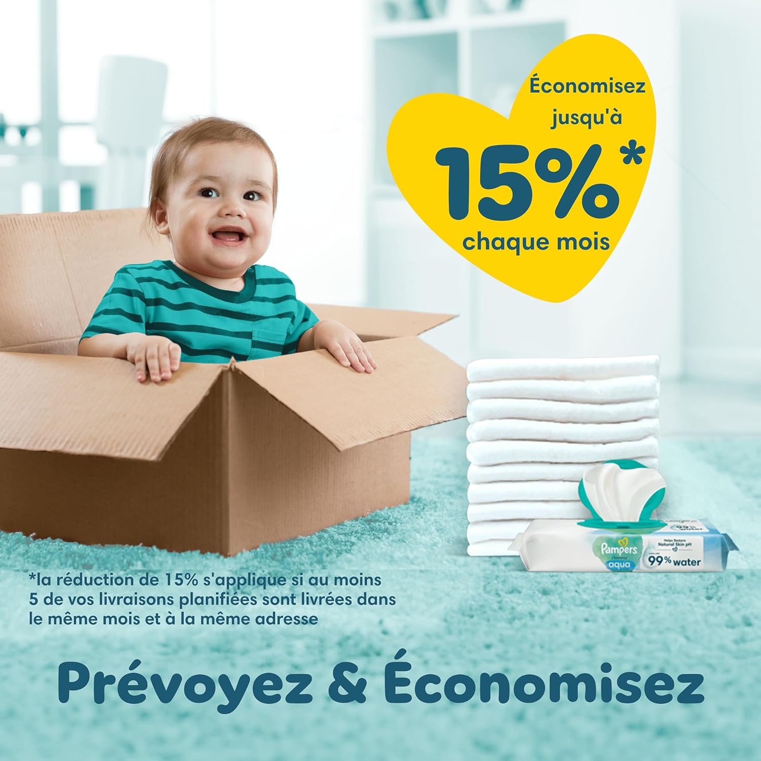 Pampers Premium Protection, Taille 2, 240 Couches, 4-8kg, Double Protection pour la peau et contre les fuites Avec Poche Stop & Protect pour aider à capturer les Fuites, Pack 1 Mois