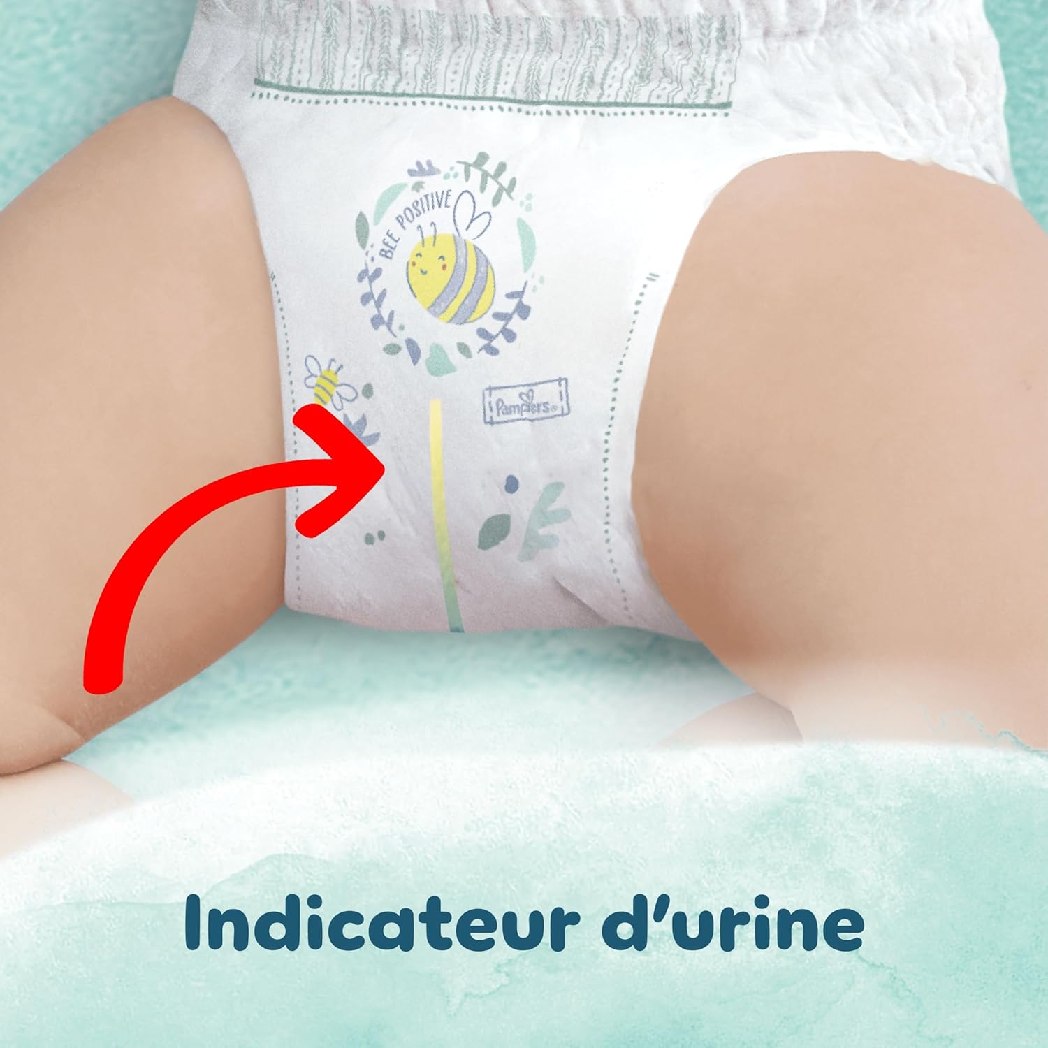 Pampers Harmonie, Taille 1, 180 Couches, 2-5kg, Protection Douce Pour La Peau Avec 100% D’Absorption Pampers, Pack 1 Mois