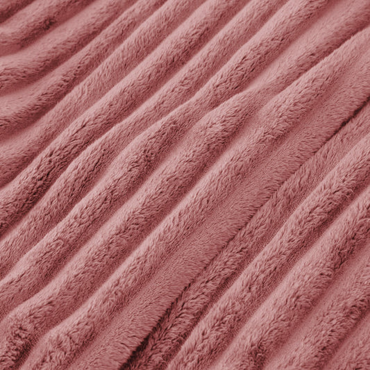 Bedsure GentleSoft Couverture pour lit simple XL, douce et confortable, pour femme, petit couvre-lit en polaire pour fille, cadeau d'anniversaire, décoratif, rose poudré, 168 x 229 cm